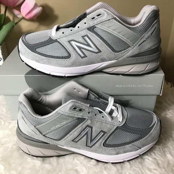 New Balance 990v5 Made In USA Castlerock Grey W990GL5 Women's Athletic Sneakers - Picture 2 of 6